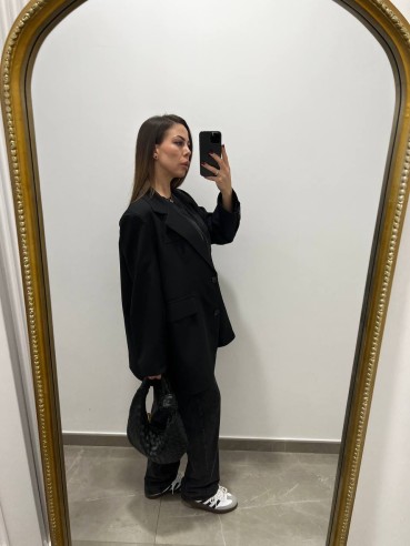 Coordinato Strass nero