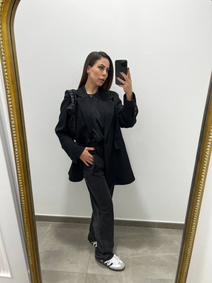 Coordinato Strass nero