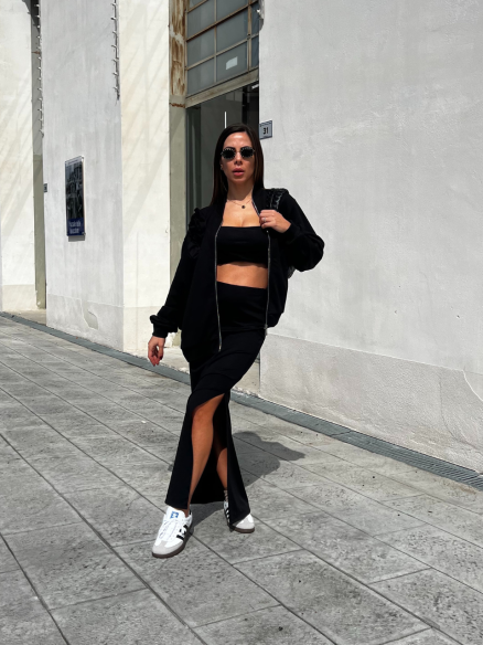 Coordinato Mary nero