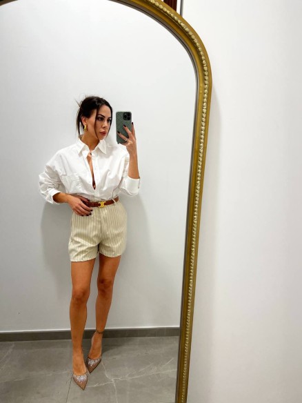 Tailleur Gessato beige Tailleur Gessato beige