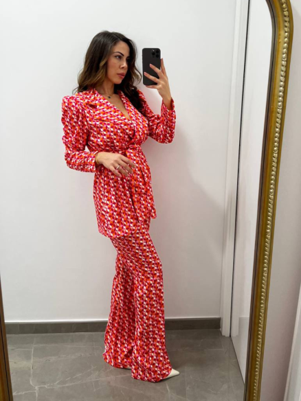 Tailleur colour Fucsia