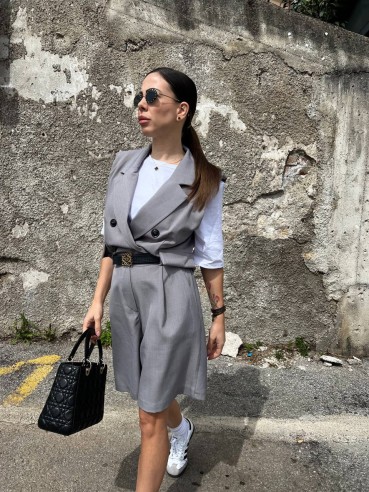 Coord-set Bermuda grigio