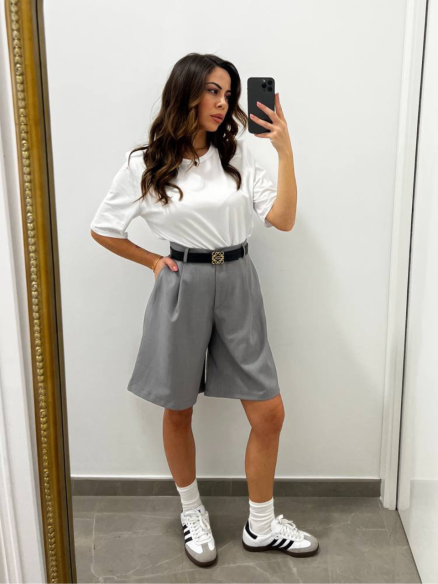 Coord-set Bermuda grigio