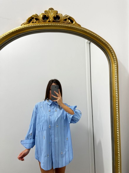 Camicia Jewel Azzurra