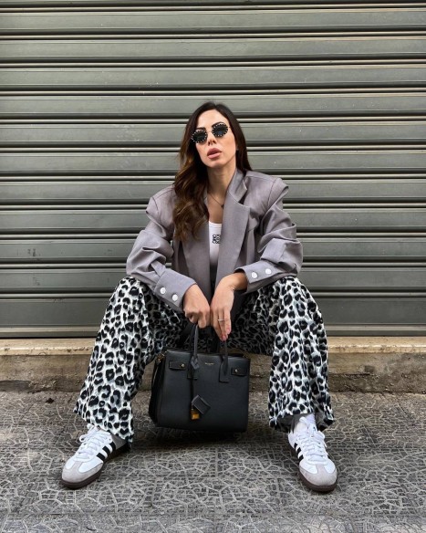 Pantalone Maculato grigio