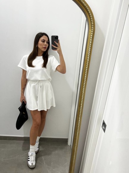 Coord set Sporty Chic bianco Coord set Sporty Chic bianco