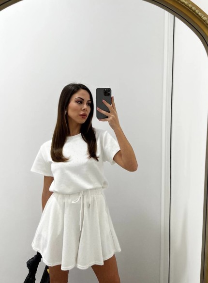 Coord set Sporty Chic bianco Coord set Sporty Chic bianco