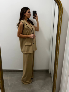 Tailleur Rose's Camel 2