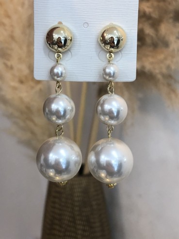 Orecchìni pendenti perle