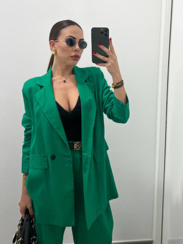 Tailleur Lino Verde
