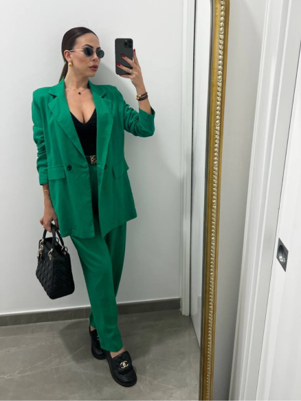 Tailleur Lino Verde Tailleur Lino Verde