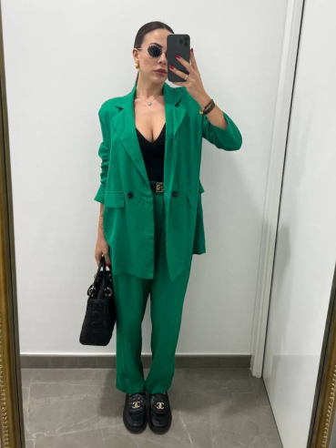 Tailleur Lino Verde