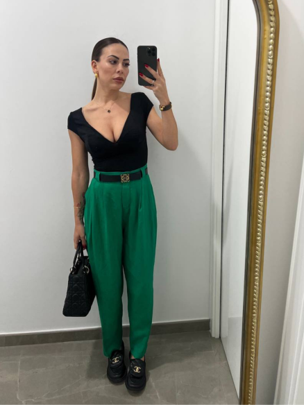 Tailleur Lino Verde Tailleur Lino Verde