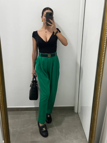 Tailleur Lino Verde