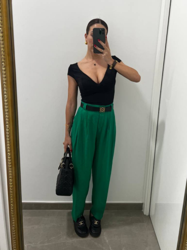 Tailleur Lino Verde