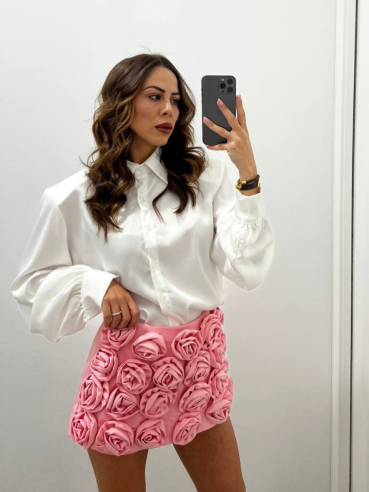 Short Parigi Rose's Rosa