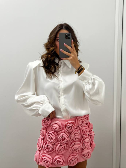 Short Parigi Rose's Rosa