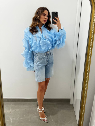 Bermuda Denim Notte Stellata