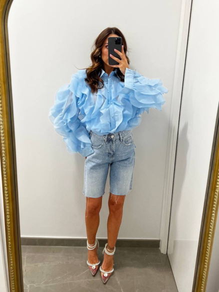 Bermuda Denim Notte Stellata