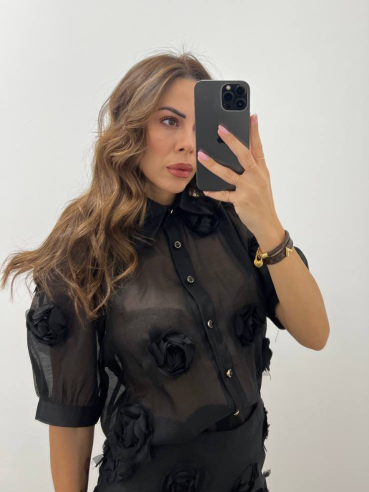 Blusa mini rose
