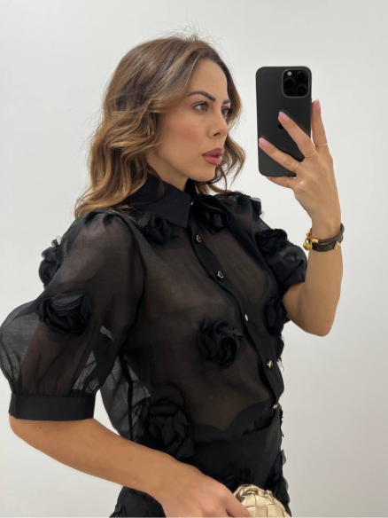 Blusa mini rose