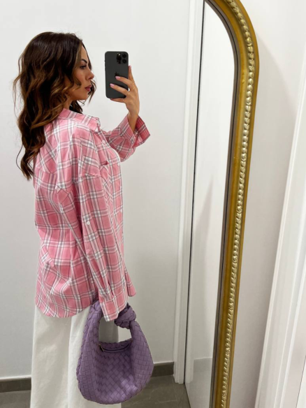 Camicia Quadri Pink