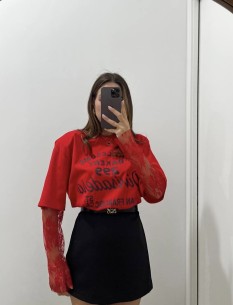 Gonna-pantaloncino Nera