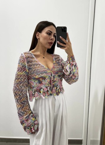 Cardigan multicolour
