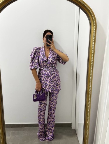 Coordinato Flowers Viola