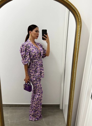 Coordinato Flowers Viola