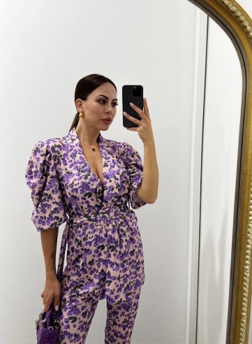 Coordinato Flowers Viola