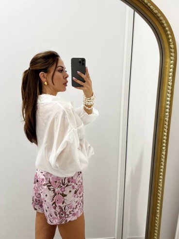 Camicia velata Bianca