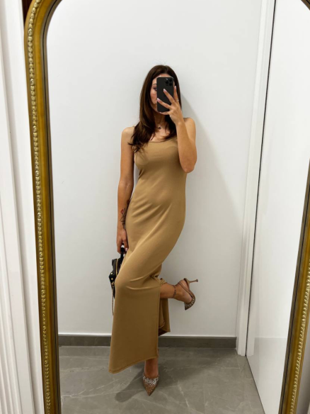 Abito costina Camel Abito costina Camel