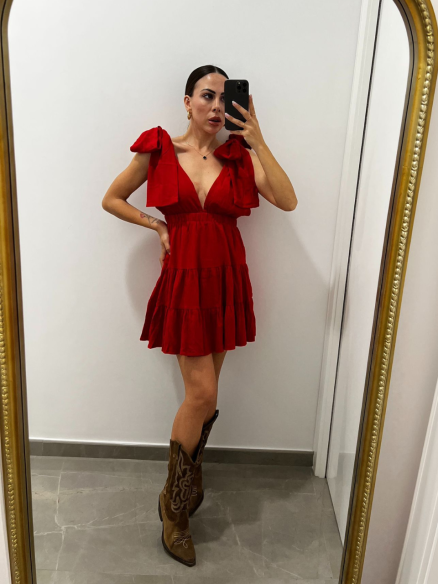 Mini Dress Lecce Rosso Mini Dress Lecce Rosso