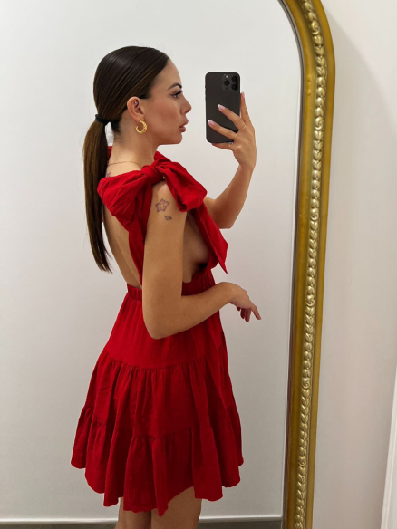 Mini Dress Lecce Rosso Mini Dress Lecce Rosso