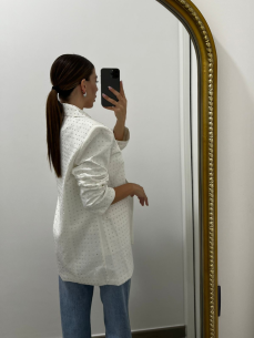 Blazer Strass Bianco 2