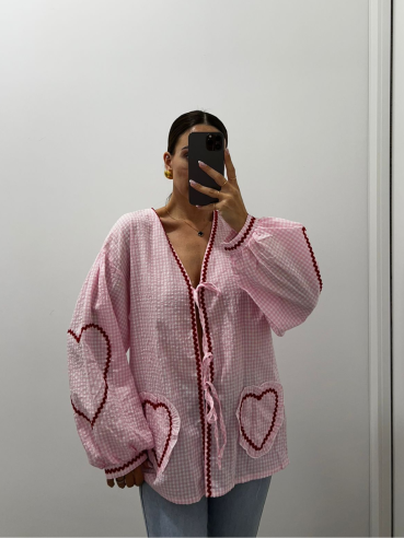 Blusa Love Rosa