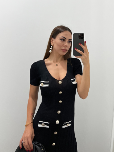 maxi Dress Cara Nero