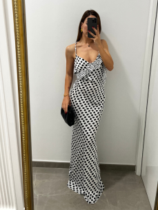 Maxi Dress Pois