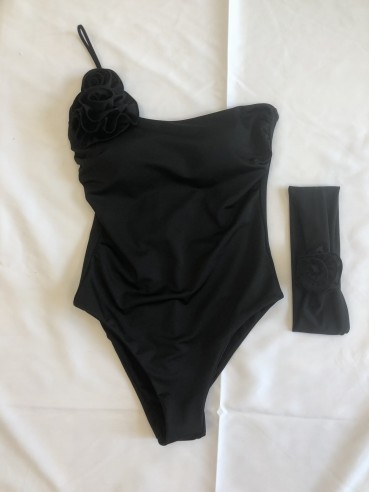 Costume Monospalla Nero