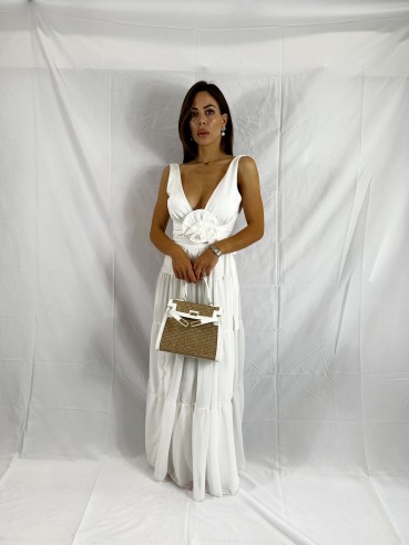 Gonnellone Pareo Bianco