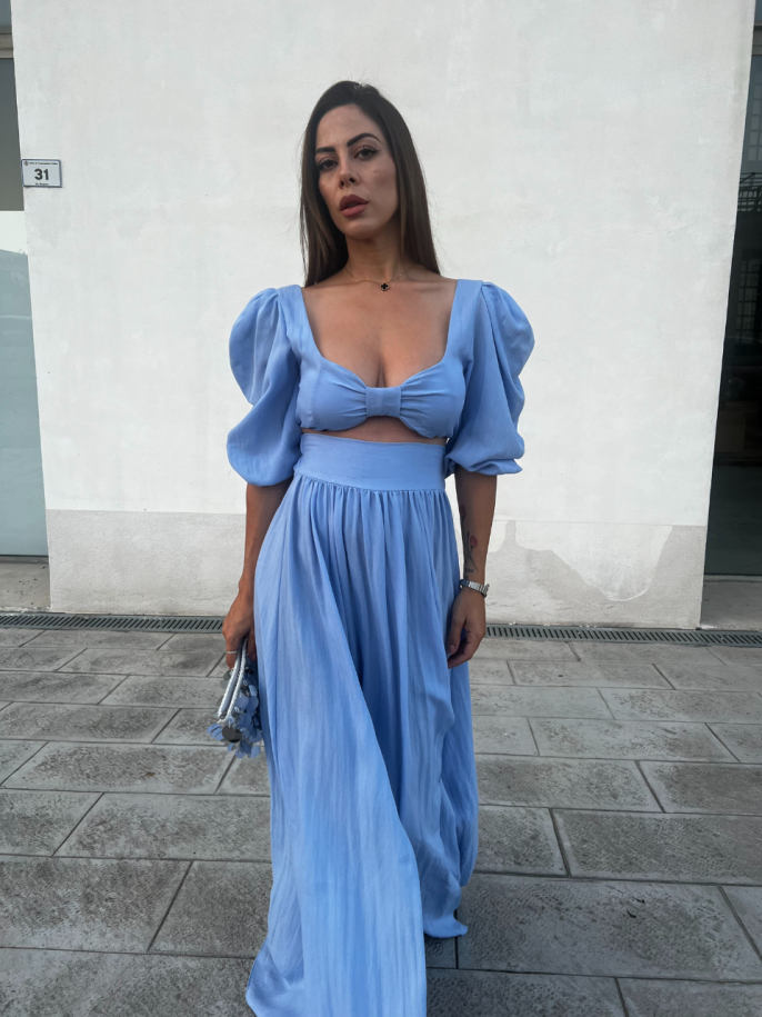 Coord-Set Elsa Azzurro 2