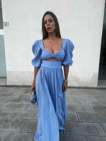 Coord-Set Elsa Azzurro