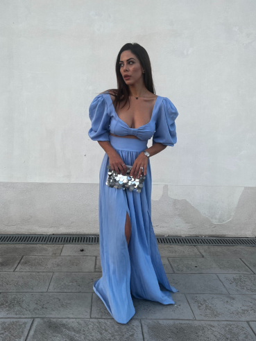 Coord-Set Elsa Azzurro