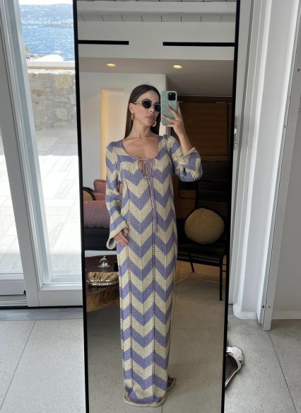Abito Lurex Viola Abito Lurex Viola