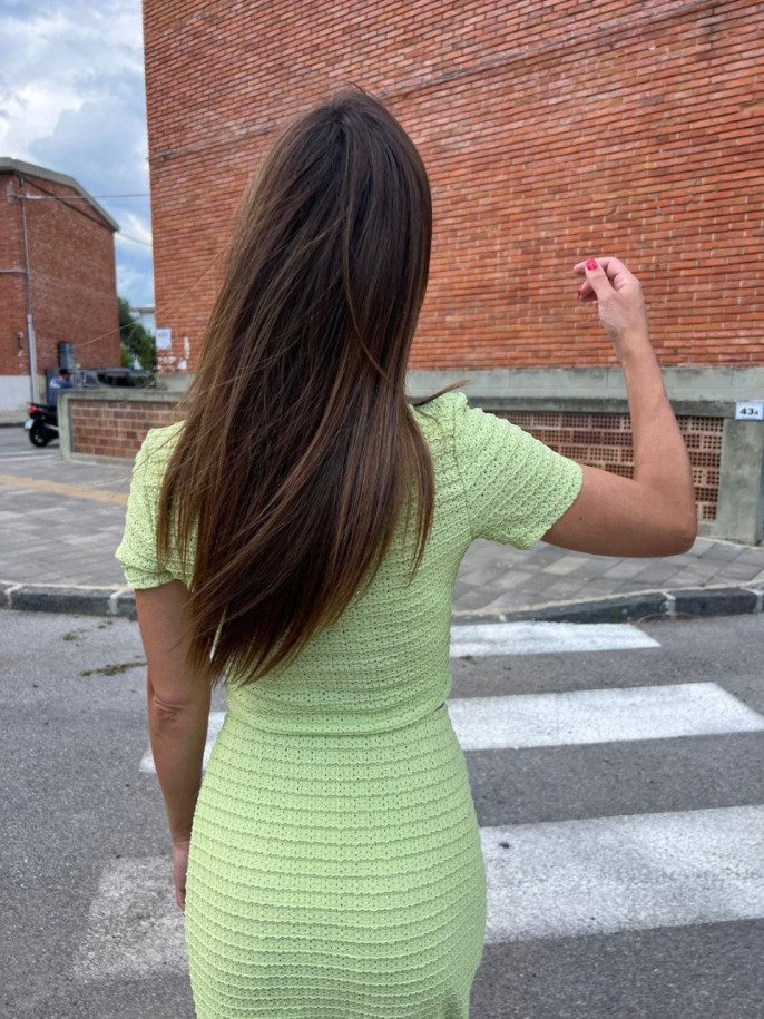Coord-Set Traforato Verde 2