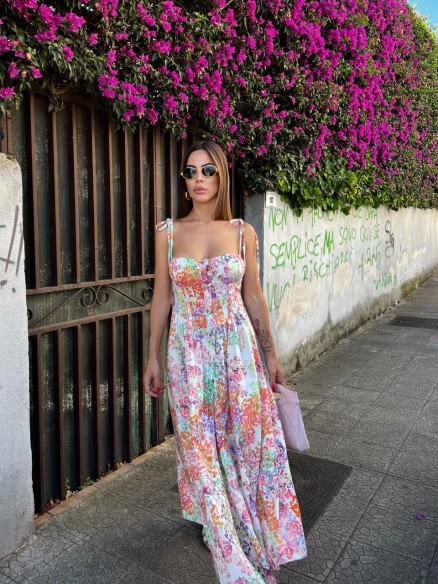Midi Dress Praya Flowers Midi Dress Praya Flowers