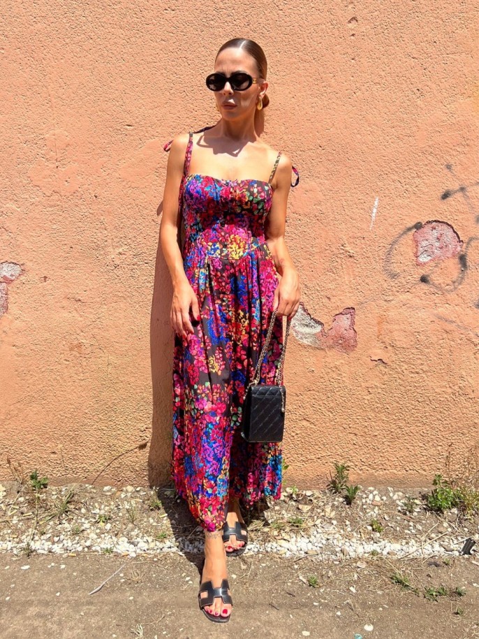Colourful Flowers Dress 2