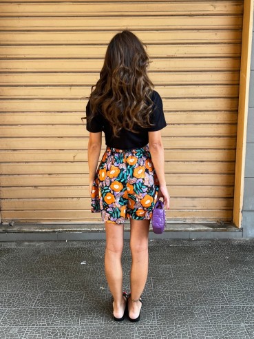 Shorts Original Flowers Arancio