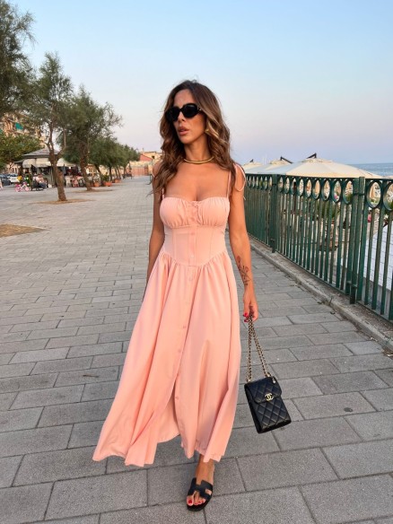 Midi Dress Praya Rosa Midi Dress Praya Rosa